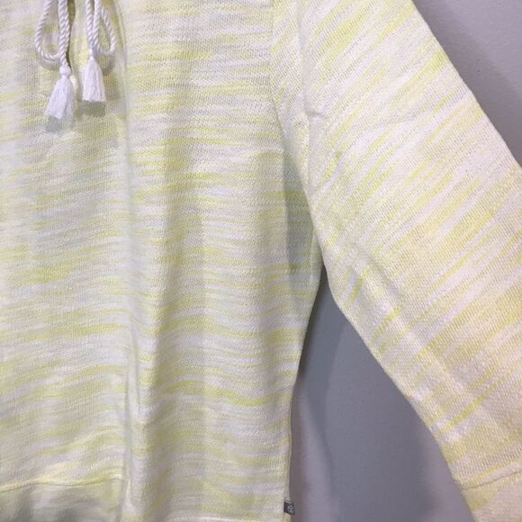 Yellow Boxy 3/4 Sleeve Tunic with Tie Front - Picture 4 of 5
